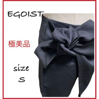 エゴイスト(EGOIST)の■未使用■ エゴイスト ミニラップ風ショートパンツ リボン 黒(ショートパンツ)