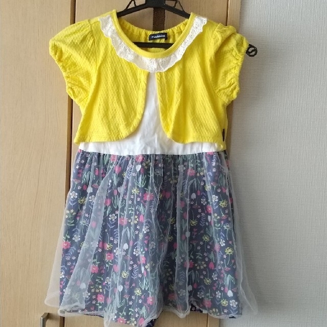 mou jon jon(ムージョンジョン)のムージョンジョンワンピース 120 キッズ/ベビー/マタニティのキッズ服女の子用(90cm~)(ワンピース)の商品写真