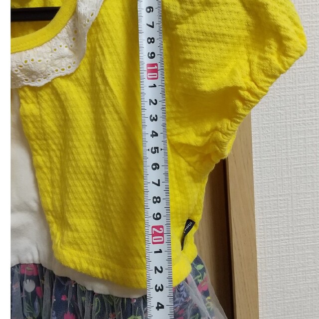 mou jon jon(ムージョンジョン)のムージョンジョンワンピース 120 キッズ/ベビー/マタニティのキッズ服女の子用(90cm~)(ワンピース)の商品写真