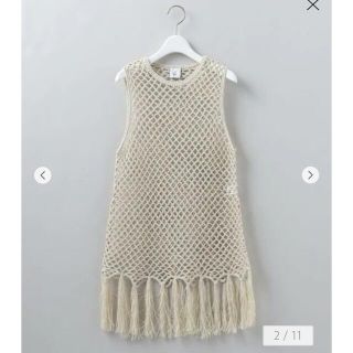 ロク(6 (ROKU))の【6(ROKU)】MESH FRINGE TUNIC/チュニック(チュニック)