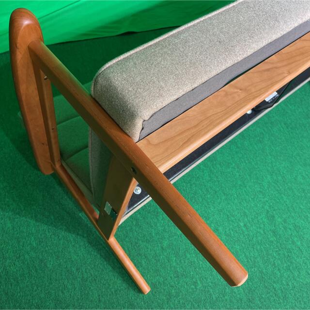 カリモク60 Kチェア 2シーター フラノベージュ 限定カラー 北欧 チェリー材 カリモク60 Kチェア 2シーター フラノベージュ 限定カラー 北欧 チェリー材