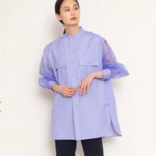 HYKE 2021SS | GROSGRAIN SHIRT DRESS