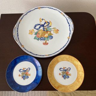ブラウン×ピンク ベルナルド リモージュ プレート3枚セット - 通販