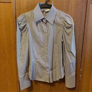 ザラ(ZARA)のZARA   長袖　チェックシャツ　リリーブラウン  キュロット(シャツ/ブラウス(長袖/七分))