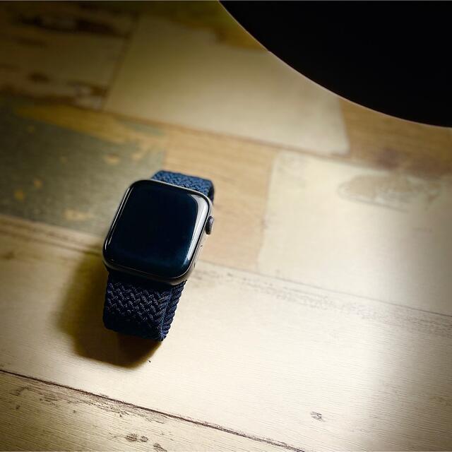 Apple watch◆ブレイデッドソロループ【チャコール】 メンズの時計(ラバーベルト)の商品写真