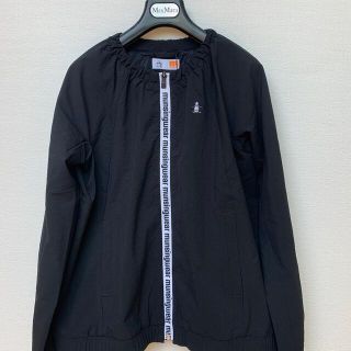 マンシングウェア(Munsingwear)の新品マンシング上質ノーカラージャケット、メッシュブラック(ウエア)