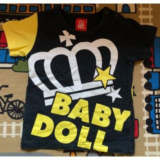 ベビードール(BABYDOLL)のベビードール Tシャツ 90cm 黒(Tシャツ/カットソー)