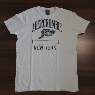 アバクロンビーアンドフィッチ(Abercrombie&Fitch)の[美品] ｱﾊﾞｸﾛ Tｼｬﾂ(半袖) ﾎﾜｲﾄ L(Tシャツ/カットソー(半袖/袖なし))