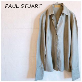 ポールスチュアート(Paul Stuart)のPAUL STUART グレーシャツ made in Italy S(シャツ/ブラウス(長袖/七分))