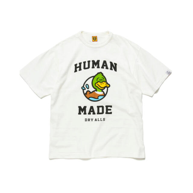【人気デザイン】HUMAN MADE 両面プリント チャリティー 半袖Tシャツ
