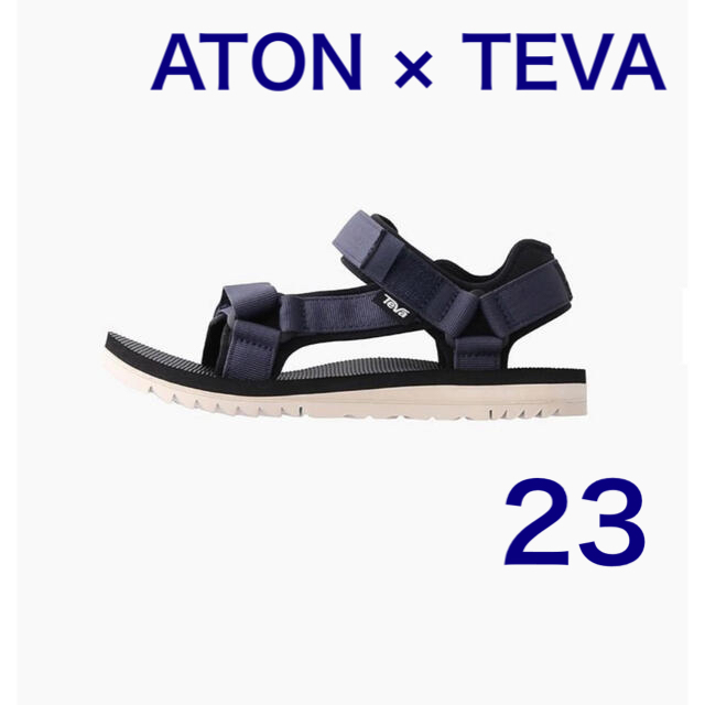 ATON(エイトン)の【新品 未使用 即納】Teva × ATON サンダル blueberry 23 レディースの靴/シューズ(サンダル)の商品写真