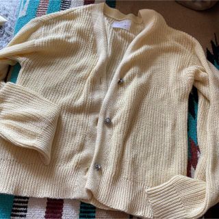 ザラキッズ(ZARA KIDS)のzara kids パステルイエロー　164(カーディガン)