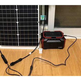 【訳あり1台のみ】suaokiポータブル電源S270　ソーラーパネルセット(バッテリー/充電器)