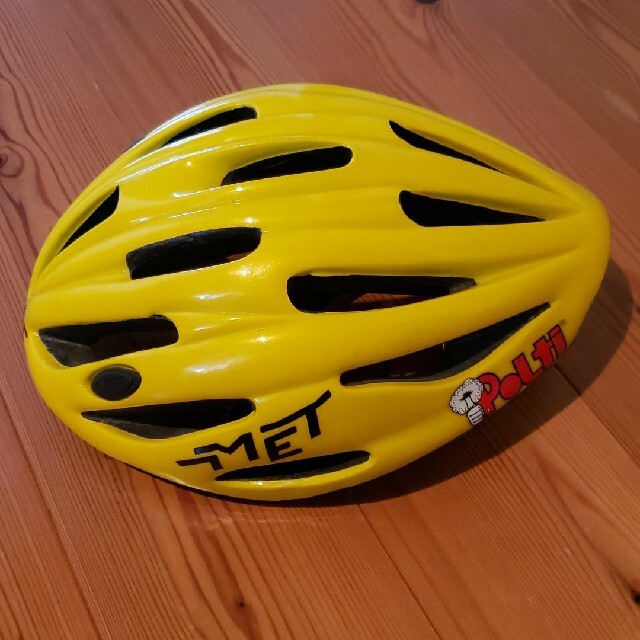 値下げ！ロードバイクヘルメットMET　Lサイズ