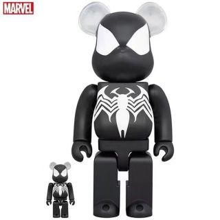 メディコムトイ(MEDICOM TOY)のBE@RBRICK SPIDER-MAN BLACK COSTUME 400%(アメコミ)