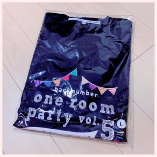 バックナンバー(BACK NUMBER)の☆《新品》one room party vol.5イベントロゴTシャツ(ミュージシャン)