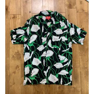 シュプリーム(Supreme)のsupreme lilly rayon shirts L リリー　百合　ユリ(シャツ)