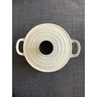 ルクルーゼ(LE CREUSET)の❤️Shioco 様専用です(ル・クルーゼ　ココットロンド　16cm 白(鍋/フライパン)