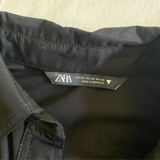 ZARA(ザラ)の最終値下げ ZARA ショート丈シャツ レディースのトップス(シャツ/ブラウス(半袖/袖なし))の商品写真