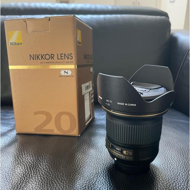 NIKON 20mm f1.8 G ED単焦点広角レンズ 極美品