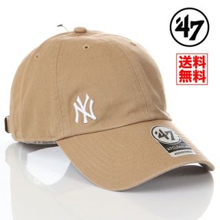 フォーティセブン(47 Brand)の【新品】47BRAND キャップ NY ヤンキース 帽子 ベージュ(キャップ)