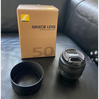 ニコン(Nikon)のNIKON ニコン 50mm f1.8 G 単焦点レンズ 極美品(レンズ(単焦点))