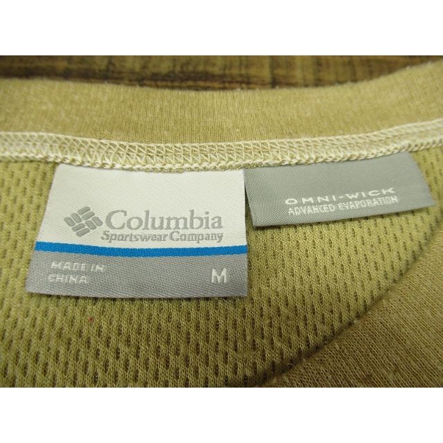 Columbia(コロンビア)のバッジョ様専用 G① コロンビア PM5849 ニット Tシャツ M メンズのトップス(Tシャツ/カットソー(半袖/袖なし))の商品写真