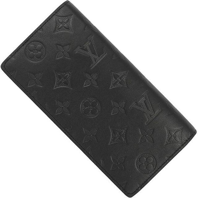 LOUIS VUITTON - LOUIS VUITTON 長財布 二つ折り メンズ 新品 黒 154-2