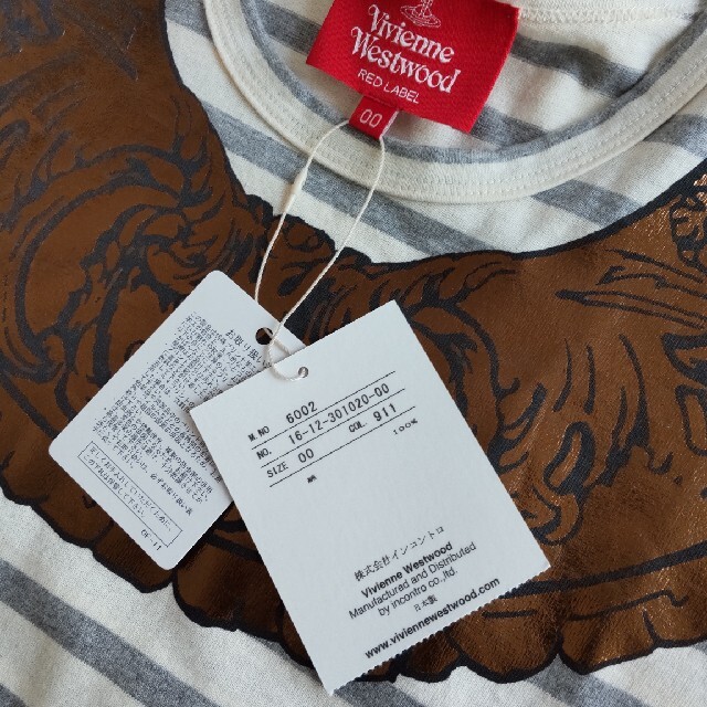 Vivienne Westwood(ヴィヴィアンウエストウッド)のサティアフレームTシャツ レディースのトップス(Tシャツ(半袖/袖なし))の商品写真