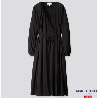 ユニクロ(UNIQLO)のカシュクールワンピース　羽織り(ロングワンピース/マキシワンピース)