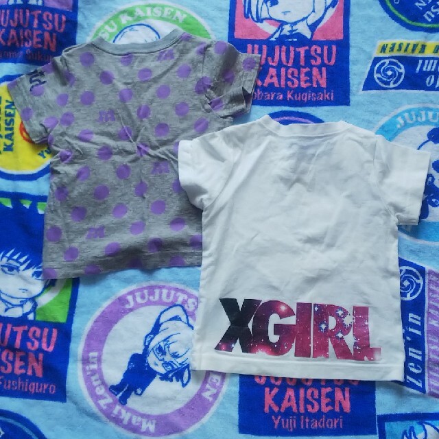 X-girl Stages(エックスガールステージス)の12M(80) ｴｯｸｽｶﾞｰﾙ Tシャツ ｾｯﾄ キッズ/ベビー/マタニティのベビー服(~85cm)(Ｔシャツ)の商品写真