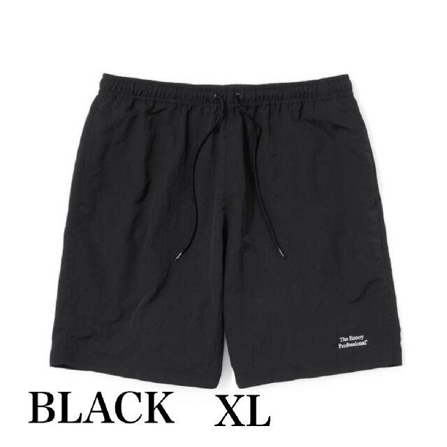 エンノイ ENNOY NYLON SHORT BLACKメンズ