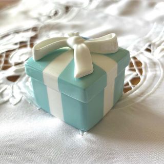 ティファニー(Tiffany & Co.)のTIFFANY ティファニー　ミニブルーボウボックス ジュエリーボックス(その他)