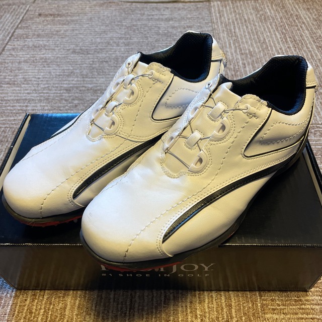 FootJoy(フットジョイ)のFJ ゴルフシューズ　25cm 1度だけ着用 スポーツ/アウトドアのゴルフ(シューズ)の商品写真