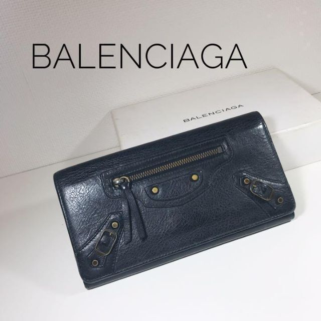 BALENCIAGA バレンシアガ 長財布 ブラック ジャイアントコンチネンタル