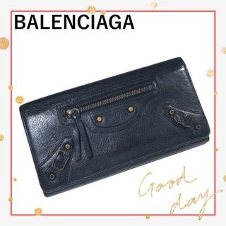 バレンシアガ(Balenciaga)のBALENCIAGA バレンシアガ 長財布 ブラック ジャイアントコンチネンタル(財布)