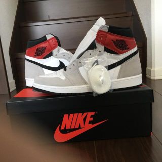 ナイキ(NIKE)のエアジョーダン1 RETRO HIGH OG スモークグレー(スニーカー)