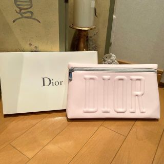 ディオール(Dior)の【イベアヤ様専用】Dior TROUSSE 大きめポーチ　淡めピンク(ポーチ)