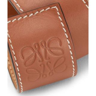 LOEWE - 【美品】Loewe ブレスレット タン ブラウン ロゴ レザーの通販