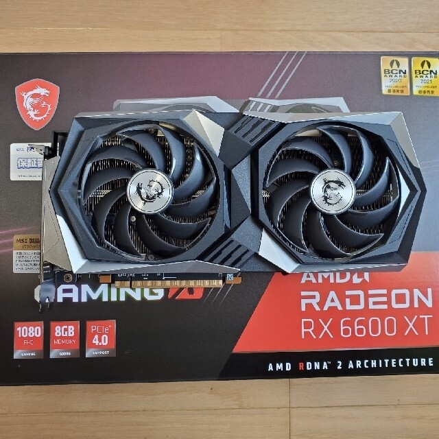 MSI Radeon RX 6600 XT GAMING X 8G グラフィック