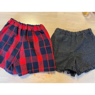 プティマイン(petit main)のanyFAMショートパンツ、petit mainキュロット　2枚セット(スカート)