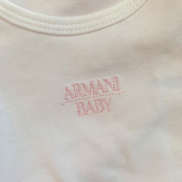 Armani(アルマーニ)のアルマーニ　ロンパース　60㎝　3枚セット キッズ/ベビー/マタニティのベビー服(~85cm)(ロンパース)の商品写真