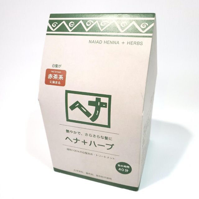 ナイアード ヘナ＋ハーブ 赤茶系 400g（100g×4袋入） 白髪染めの通販 by ピース｜ラクマ
