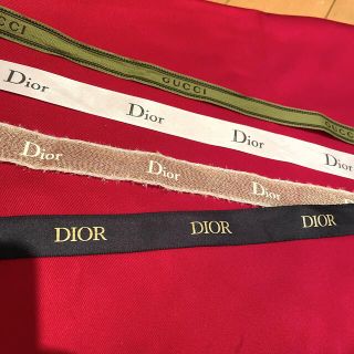 ディオール(Dior)のラッピングリボン　Dior Gucci(ラッピング/包装)