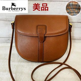 バーバリー(BURBERRY)の【美品】Burberrys バーバリーズ  ショルダーバッグ　裏地ノバチェック柄(ショルダーバッグ)