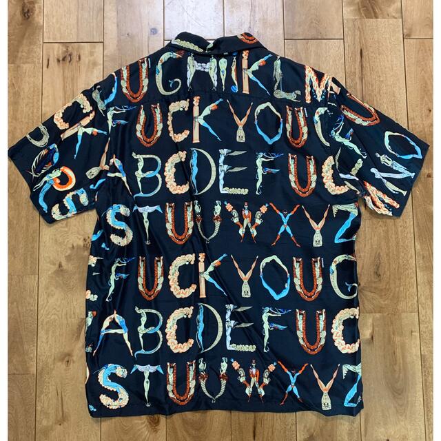 人気再入荷】 Supreme - supreme alphabet silk shirt M