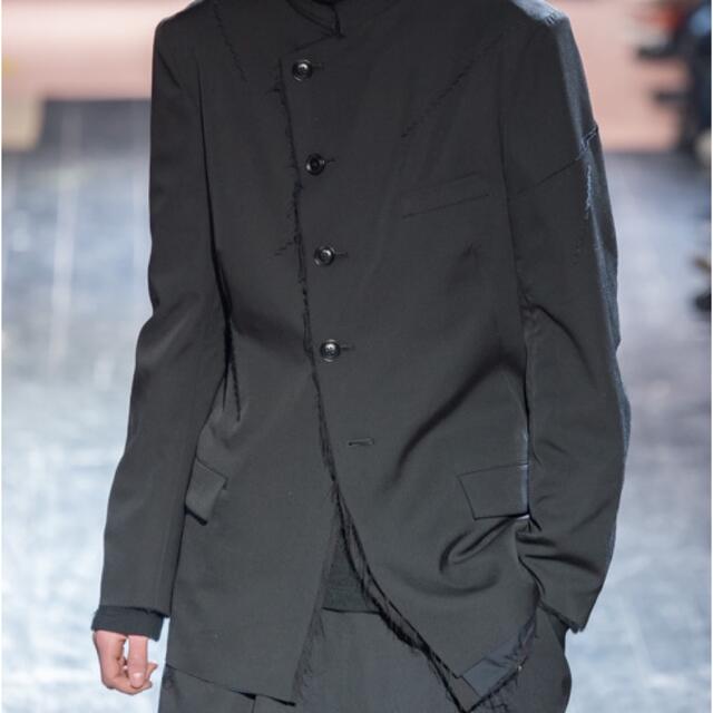 ください Yohji Yamamoto - ヨウジヤマモト 麻 1つボタンスリット