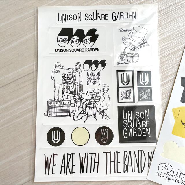 UNISON SQUARE GARDEN(ユニゾンスクエアガーデン)のUNISON SQUARE GARDEN ステッカー シール エンタメ/ホビーのタレントグッズ(ミュージシャン)の商品写真