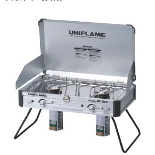 ユニフレーム(UNIFLAME)のUNIELAME ツインバーナー  美品(ストーブ/コンロ)