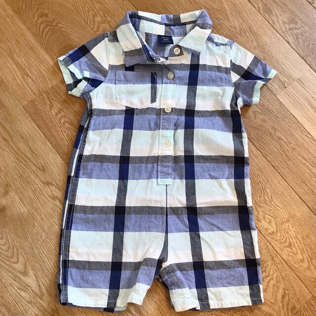 babyGAP(ベビーギャップ)のベビーギャップ　シャツロンパース  キッズ/ベビー/マタニティのベビー服(~85cm)(ロンパース)の商品写真